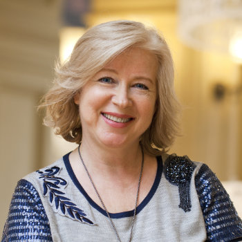 mature cheerful woman